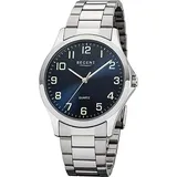 REGENT Herren Uhr 1152406 Armband-Uhr silber D2UR1152406 - Silber