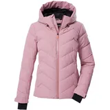 KILLTEC Skijacke »KSW 31 WMN SKI QLTD JCKT«, Winddichte, wasserabweisende Skijacke mit Daunenoptik und Schneefang Killtec altrosa