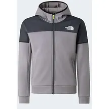 The North Face Kinder Mountain Athletics Fz Hoodie Jacke, Anthracite Grey/Transce,