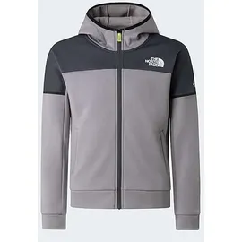 The North Face Kinder Mountain Athletics Fz Hoodie Jacke, Anthracite Grey/Transce,