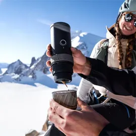 outin Mino Portable Electric Espresso Machine Grau