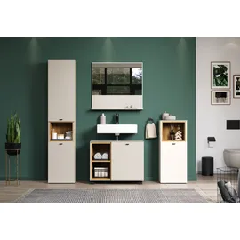 trendteam Waschbeckenunterschrank Sao Paulo Dekor Beige Kaschmir