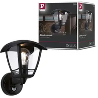Paulmann 94647 LED-Außenwandleuchte mit Bewegungsmelder IP44 eckig 164x180mm max.