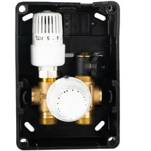 Simplex Kombibox duo inkl. rtl- und TH-Kopf g 3⁄4 a Eurokonus ms, Kunststoff Blende weiß