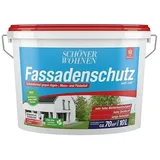 SCHÖNER WOHNEN-Farbe Fassadenfarbe Fassadenschutz  (Weiß, 10 l, Matt)