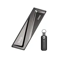 SSK USB3.2 SSD Stick 256GB, High Speed bis zu 550MB/s Extreme Schneller Adapter Externe Tragbare SSD USB3.2 Gen 2 Speicherstick für Typ-C-Android-Telefone, Laptop, Tablet, Mac