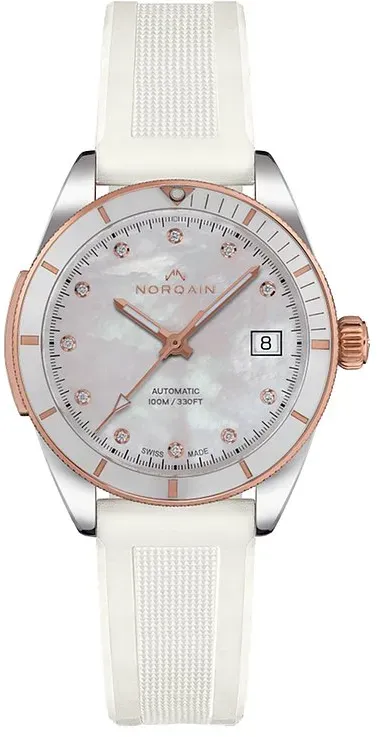 Norqain Damenuhr Adventure Sport N1800CG89A/M18DG/18WR.16S - silber
