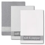 Dyckhoff Geschirrtuch 'salt & Pepper, 50 cm grau