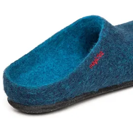 Gottstein Magicfelt Hausschuh Filz Pantoffeln, blau 40