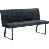 byLIVING Sitzbank TALEA Dunkelgrau 160 x 92 x 59 cm
