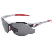 LEANDRO LIDO Challenger One Sport Sonnenbrille weiß/schwarz - Größe:Einheitsgröße