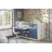 Vipack Hochbett Bonny 90 x 200 cm MDF/Spanplatte blau/weiß