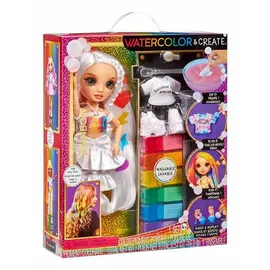 MGA Entertainment Rainbow High WaterColor & Create - braune Augen (507598EUC)