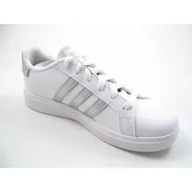 adidas Grand Court Lifestyle Tennis Lace-Up Kids Cloud White / Matte Silver / Matte Silver 35