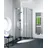 Kermi Filia XP Runddusche mit Pendeltüren 90 x 200 cm Silber hochglanz Klarglas FXP5009020VPK