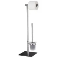 Wenko WC-Garnitur Lima silber Metall