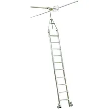 Krause Stabilo Stufen-Regalleiter Doppelregal 6 Stufen 819413