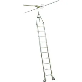 Krause Stabilo Stufen-Regalleiter Doppelregal 6 Stufen 819413