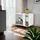 Tectake tectake® Katzenschrank, seitlicher Eingang, hohe Beine, kleines Staufach, inklusive Kratzmatte, 80 x 52 x 61,5 cm