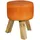 KADIMA DESIGN Sitzhocker WL5.102 Leder 37 x 45 x 37 cm Braun