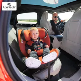Lorelli Kindersitz Estate i-Size 40-150cm, Isofix Stützbein, Sitz 360 drehbar, grün