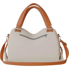 KMISSO 30669 Shopper Veganes Leder Beige/Brown
