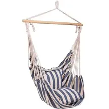 Garden Pleasure Hängesessel TOBAGO weiß, blau, 1 St.