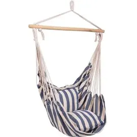 Garden Pleasure Hängesessel TOBAGO weiß, blau, 1 St.