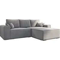 E-meubles Ecksofa mit Schlaffunktion und Bettkasten, Couch für Wohnzimmer,