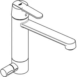 Grohe Get Küchenarmatur, schwenkbar, mit Geräteanschluss, 30198000,