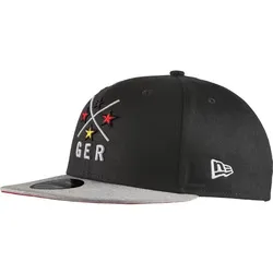 NEW ERA Herren Cap Cross G.E.R. World Cup, Schwarz/Grau, M-L
