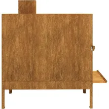 vidaXL Gartenofen 35 x 50 x 60 cm Stahl braun
