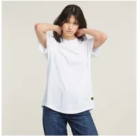 G-Star Lash Fem Loose Rib Kurzarm-T-Shirt White XL
