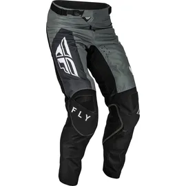 FLY RACING Kinetic Jet, Textilhose - Grau/Dunkelgrau/Schwarz / 30