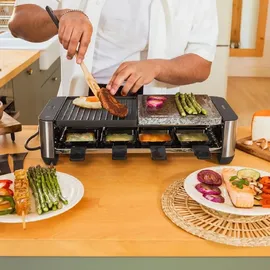 Cecotec Raclette Cheese&Grill 16000 Inox Mixgrill schwarz