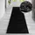 OTTO home Hochflor-Teppich OTTO HOME "Viva Shaggy, in Standard- und Premium-Qualität, 30 mm oder 45 mm Höhe" Gr. 11, grau (schwarz), B:67cm H:30mm L:230cm, Kunstfaser, Teppiche, Uni Farben, einfarbig, weich, kuschelig, Läufer, Kundenliebling