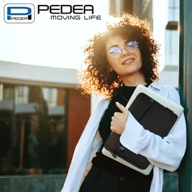 PEDEA Fashion Tasche für Samsung Galaxy Tab S9+/Galaxy Tab S7 Blau/Schwarz