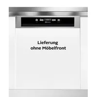 BAUKNECHT teilintegrierbarer Geschirrspüler "OBBC Ecosilent2 9760", Energieeffizienz: A (A-G), weiß (edelstahl), B:59,8cm H:85cm T:55,5cm, Geschirrspüler, Doppelter Komfort – mit Besteckschublade und zusätzlichem Besteckkorb