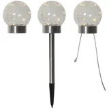 StarTrading LED Solar Kugel 3in1 Balkonleuchte Tischlampe Wegleuchte Sensor D:12cm