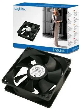 LogiLink PC case cooler Computergehäuse Ventilator Schwarz