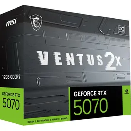 MSI GeForce RTX 5070 Ventus 2X OC 12GB GDDR7, HDMI, 3x DP (V532-003R)