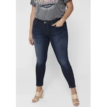 ONLY CARMAKOMA Only Carwilly Reg Sk Ank Raw Rea4342noos (15212253) Dark Blue Denim,