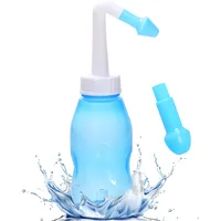 Nasendusche Set Nasenspülflasche Nasenspülkanne zur Nasenreinigung und Nasenspülung Neti-Topf Nasendusche Erwachsene Kinder 300ml