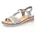 Damen Pantoletten V36G4 Frauen Slipper Schlupfschuhe schluepfschuhe Slides Slip-ons Backless Slipper Mules blau Kombi 40 39 EU 6 UK