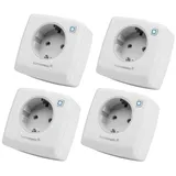 eQ-3 HOMEMATIC IP 157338A0, Schaltsteckdose, 4 Stück