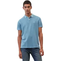 Marc O'Polo Poloshirt mit dezenter Logostickerei, blau