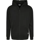 URBAN CLASSICS Organic Full Zip Kapuzenpullover Black M