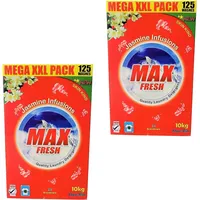 2x Universal Waschmittel Max Fresh Allzweckwaschpulver Waschpulver 10kg