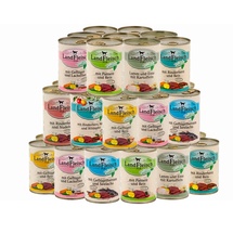 LandFleisch 20 x 400 g Pur Dosen | Nassfutter | aus 13 Sorten frei wählbar