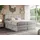 MKS Boxspringbett, ERNI KING 160/200 Hellgrau Velvet - H4
